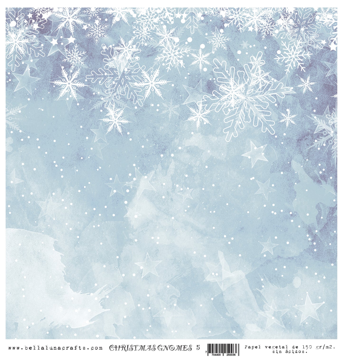 Vellum 12x12" Bellaluna Crafts Christmas Gnomes 5