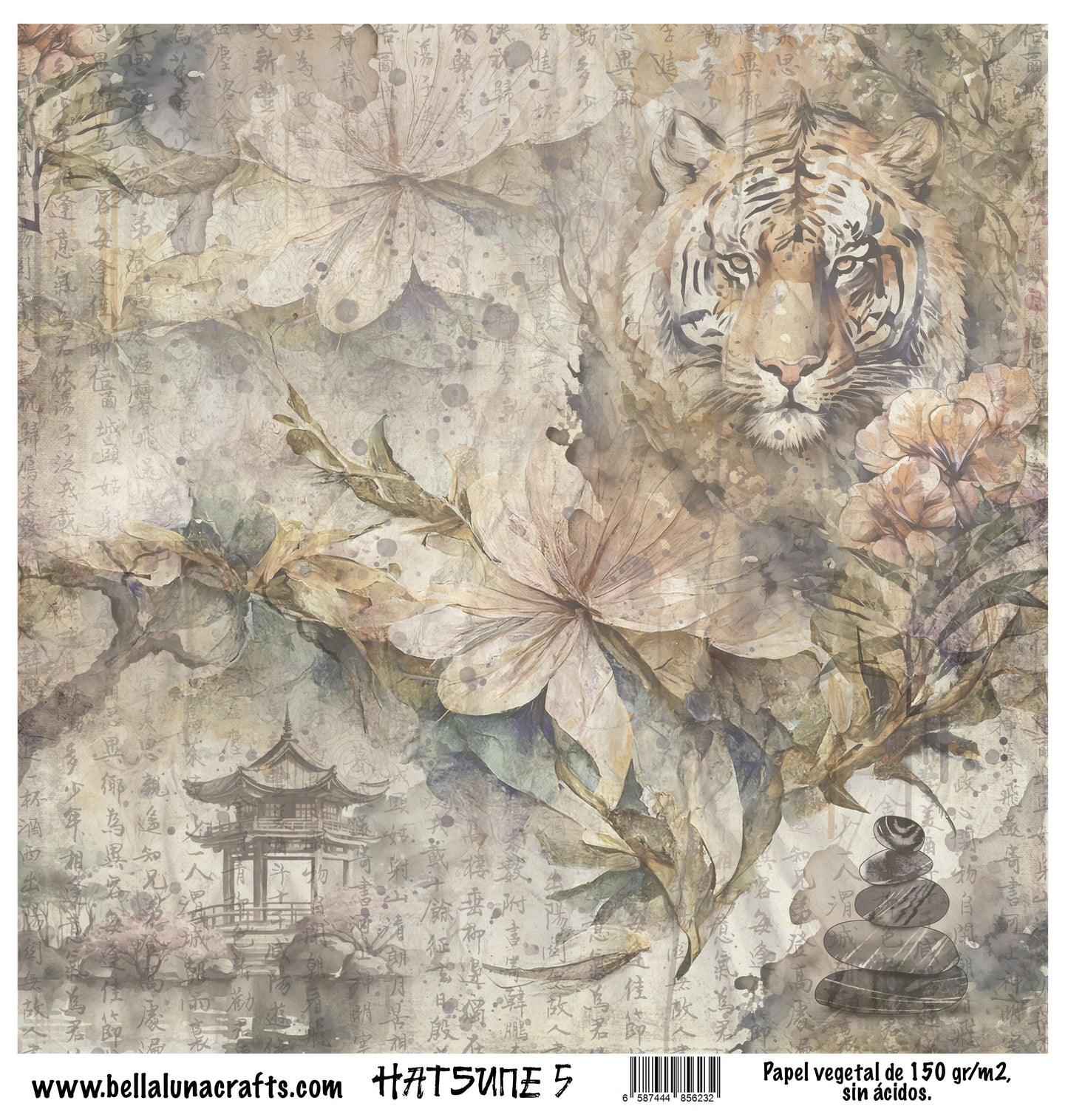 Vellum 12x12" Bellaluna Crafts Hatsune 5