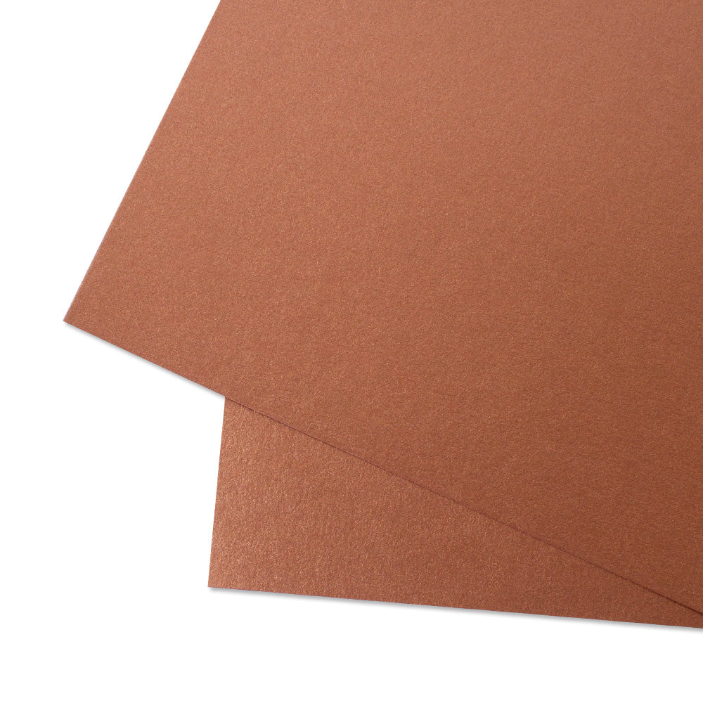 Cartulina PREMIUM Perlada Mintopía 12"x12" Shimmer Goldie
