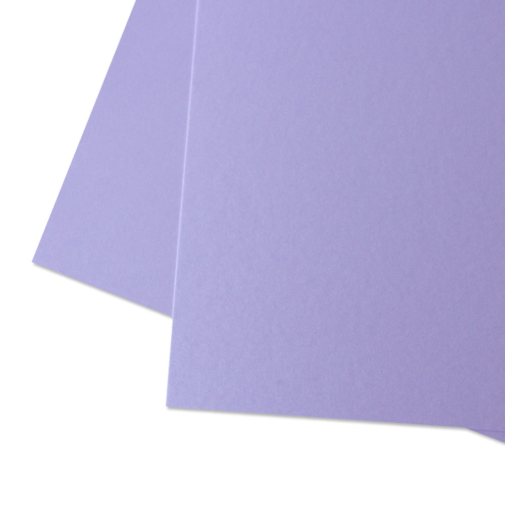 Cartulina PREMIUM Perlada Mintopía 12"x12" Shimmer Lila pastel