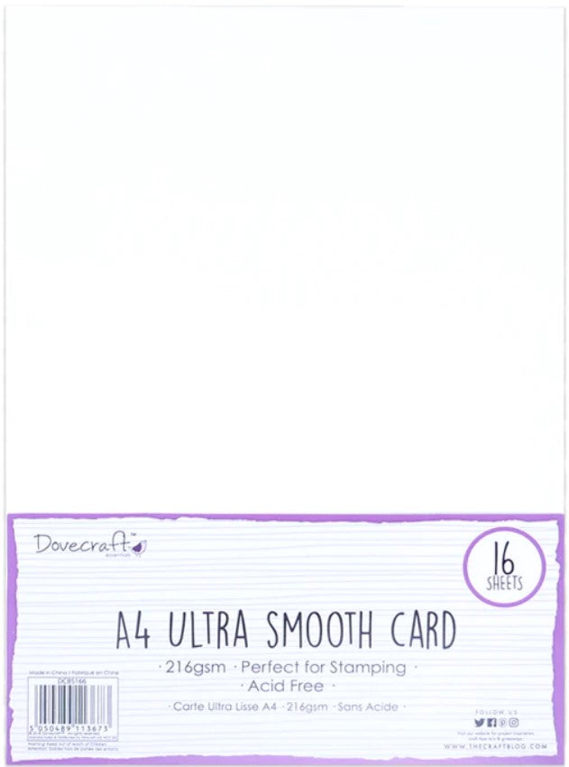 Pad de cartulinas ultra lisas Premium A4 White 16 hojas