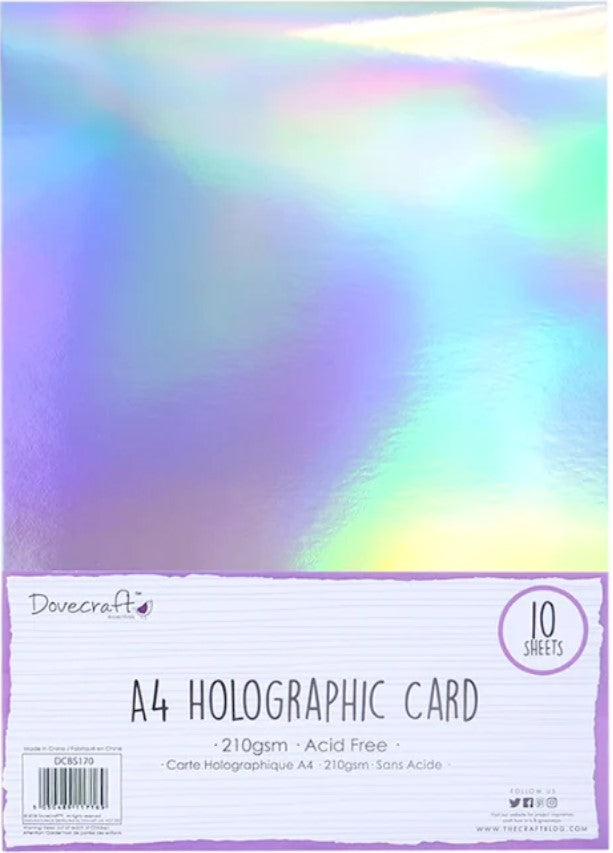 Pad de cartulinas espejo Premium A4 Mirror Holographic 10 hojas