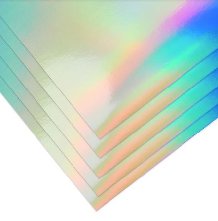 Pad de cartulinas espejo Premium A4 Mirror Holographic 10 hojas