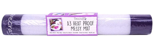 Dovecraft Essentials Heat Proof Messy Mat A3 para trabajar con calor y tintas