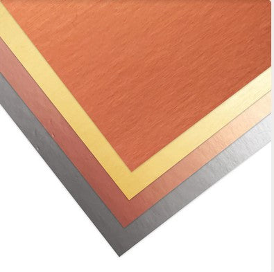 Pad de cartulinas metalizadas lisas A4 4 colores 8 hojas