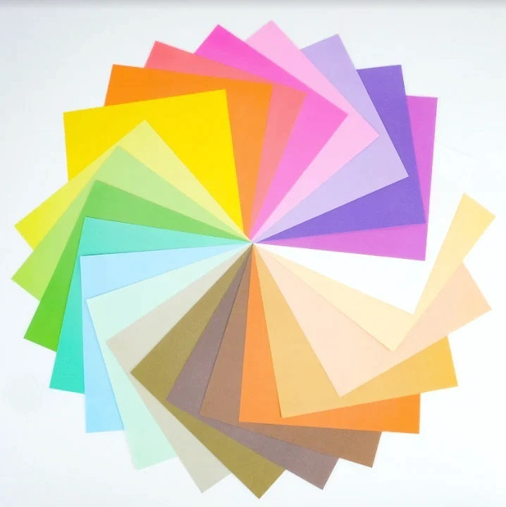 Value Pack papeles surtidos 6x6" 24 colores 48 hojas