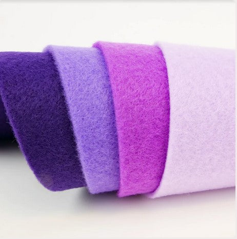Dovecraft A4 Felt - Purples