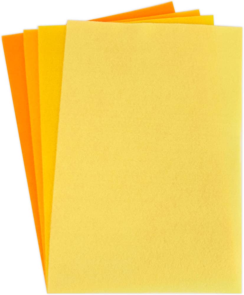 Dovecraft A4 Felt - Yellows