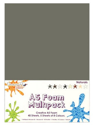Value Pack hojas de foam A5 8 colores 40 hojas Natural