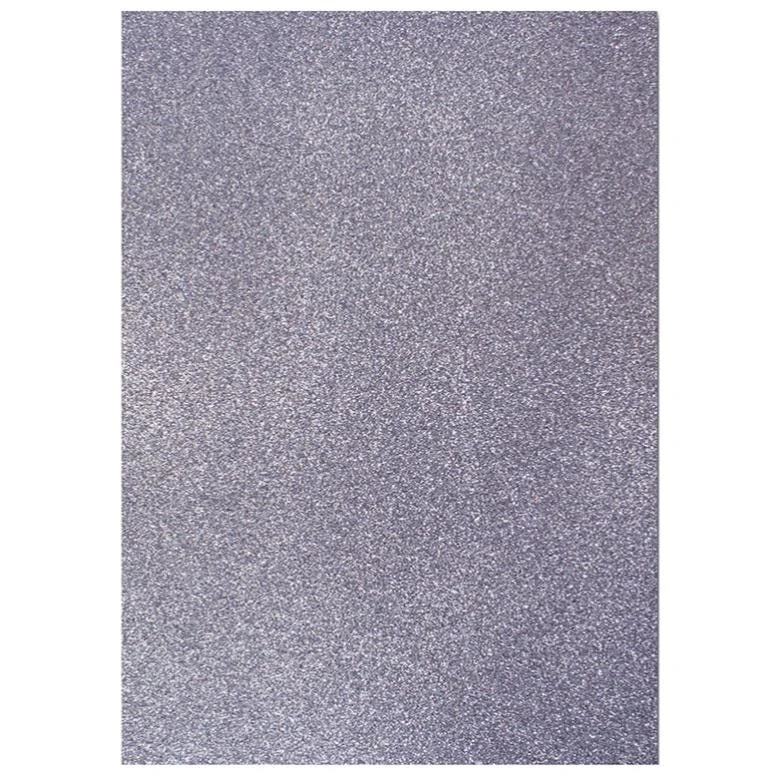 Dovecraft A4 Glitter Card Charcoal