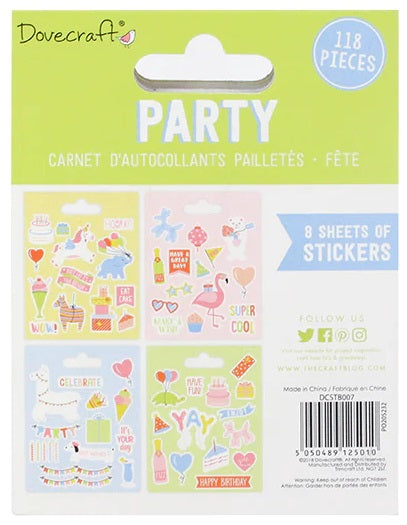 Dovecraft Sticker Book - Party