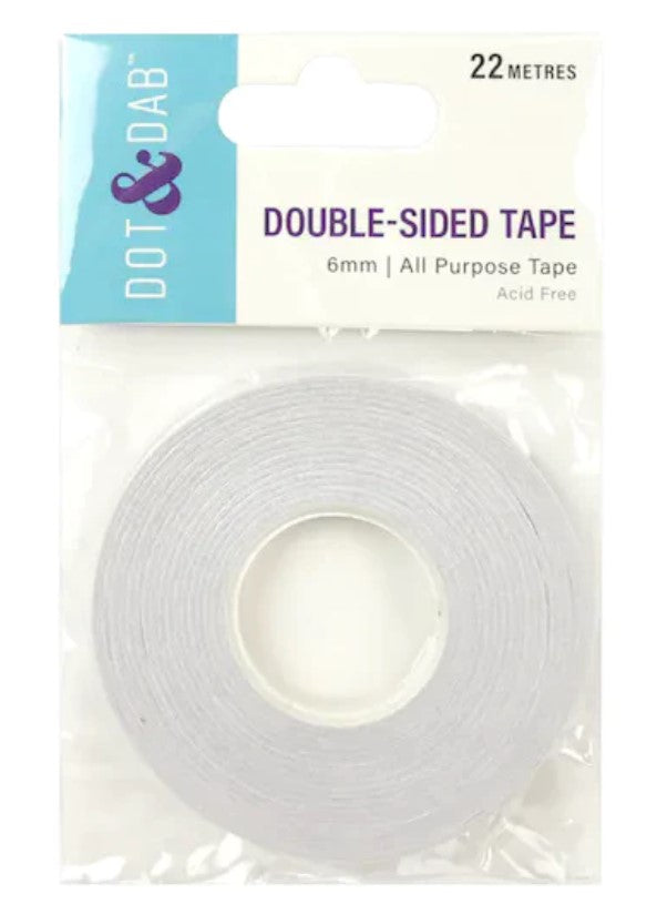 Dot & Dab Double Sided Tape 6mm x 22m