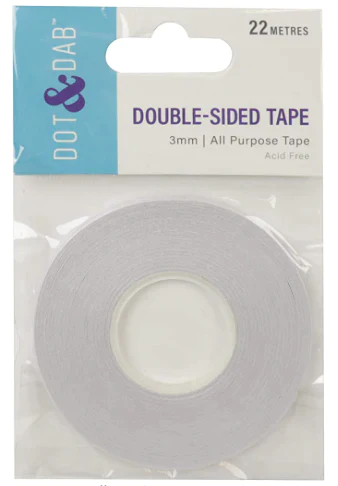 Dot & Dab Double Sided Adhesive Tape 3mm x 22m