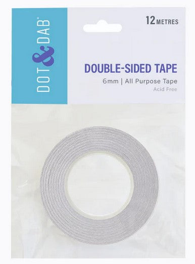 Dot & Dab Double Sided Tape 6mm x 12 m