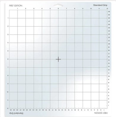 FIRST EDITION 12 X 12 TRANSPARENT STANDARD GRIP CUTTING MAT X3
