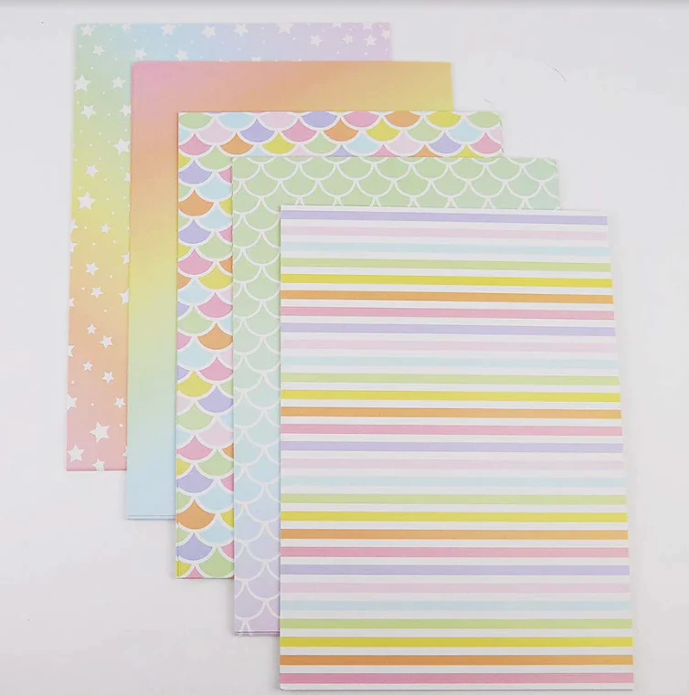 LTC Kids Patterned Card Sheets Fantasy