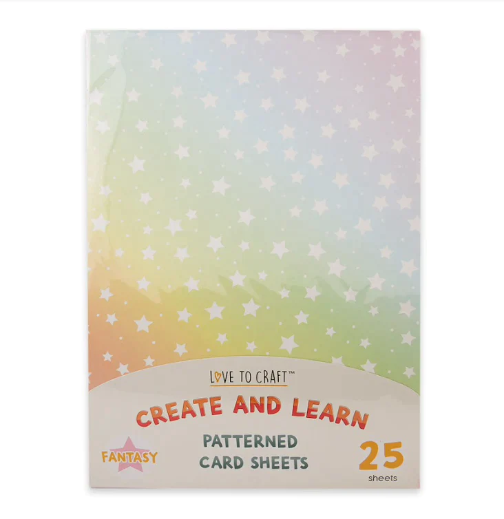 LTC Kids Patterned Card Sheets Fantasy
