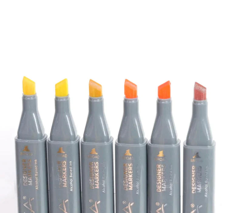 Sketch Markers - 6pcs - Yellows/ Oranges