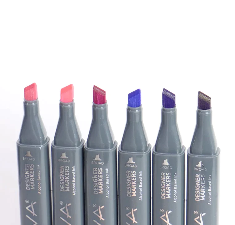 Sketch Markers - 6pcs - Purples/ Pinks