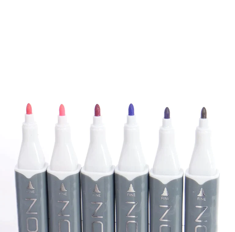 Sketch Markers - 6pcs - Purples/ Pinks
