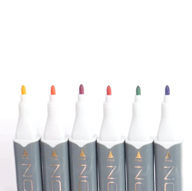 Sketch Markers - 6pcs - Brights