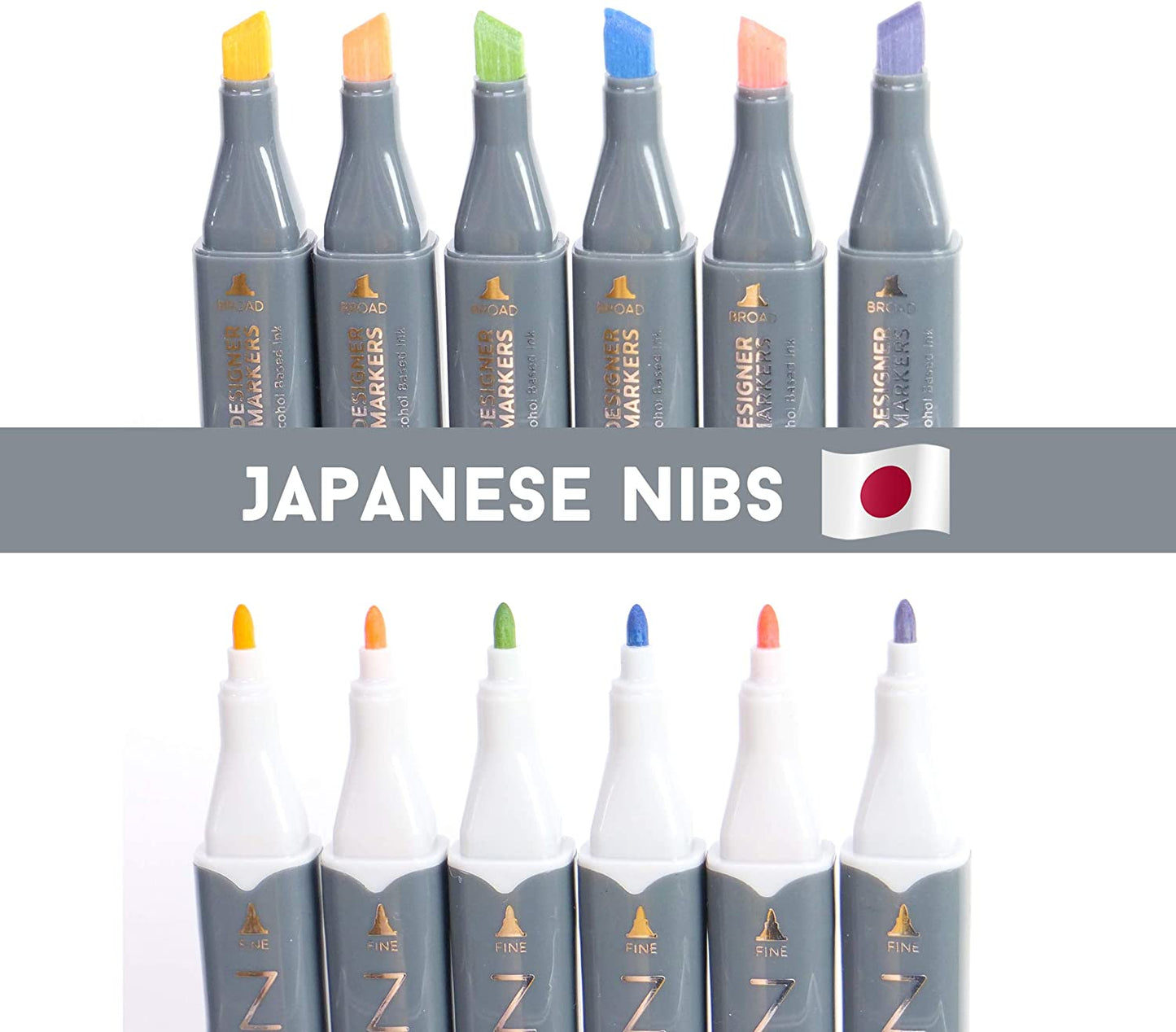 Sketch Markers - 6pcs - Pastels