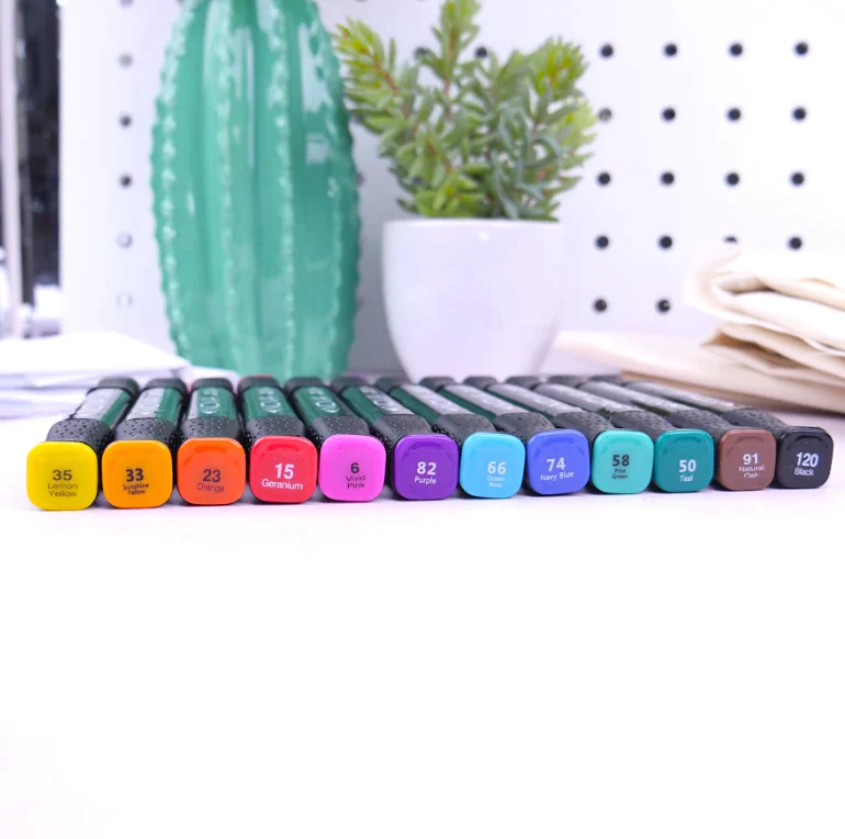 Nova Fabric Markers 12 Set