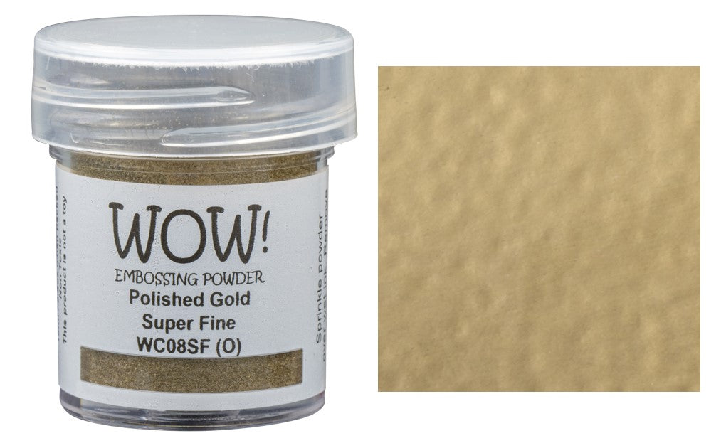 Polvos de embossing WOW Polished Gold Super Fine
