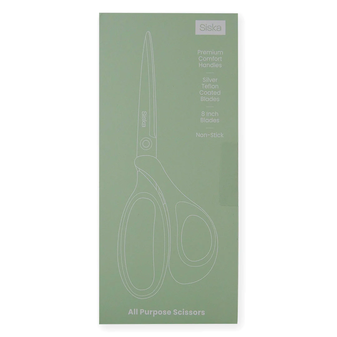 Tijeras Siska de teflón antiadhesivos 8" All Purpose Scissors Coating