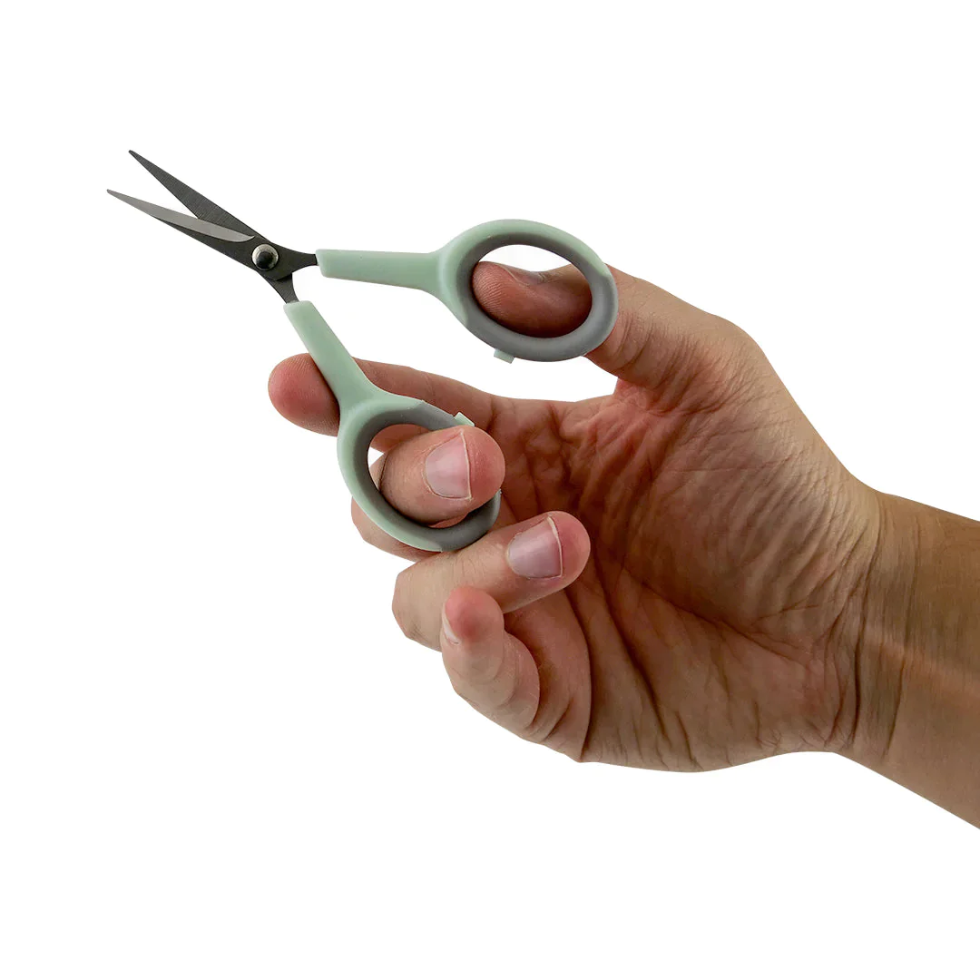 Set con 2 Tijeras Siska de titanio 4" Micro-Tip Scissors Coating