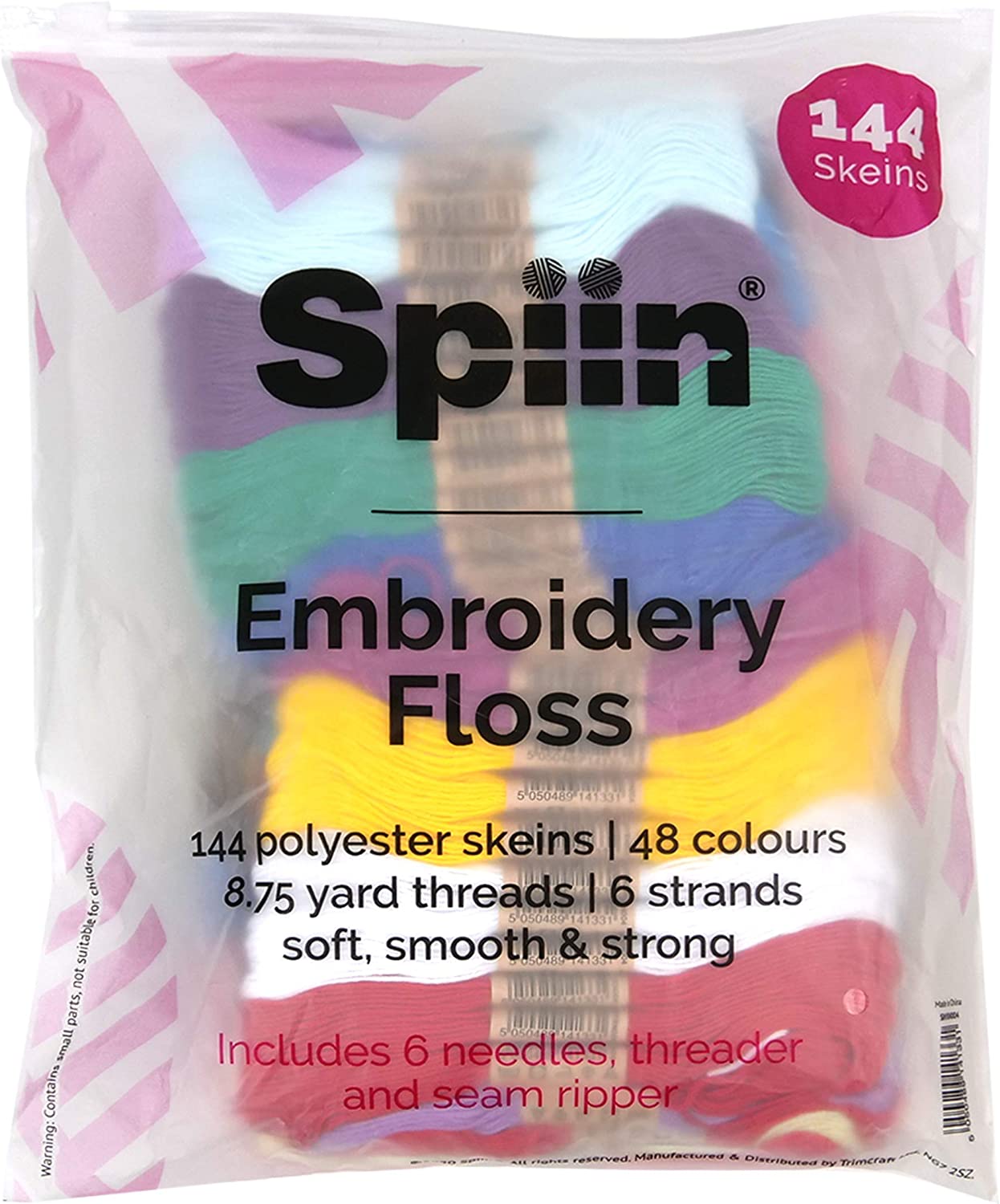 Spiin Embroidery Floss - 144 pieces