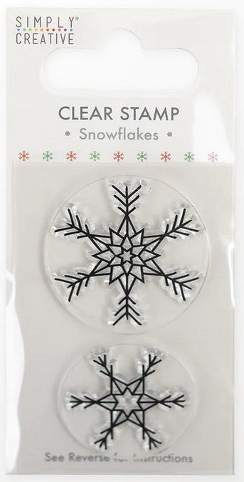 Sello Simply Creative Christmas Snowflakes