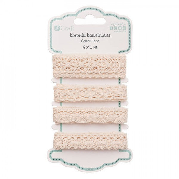 Set de cintas DP Craft Antique Beige 4 pcs x 1 m