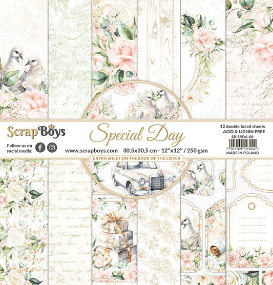 Set de papeles Scrap Boys 12x12" Special Day