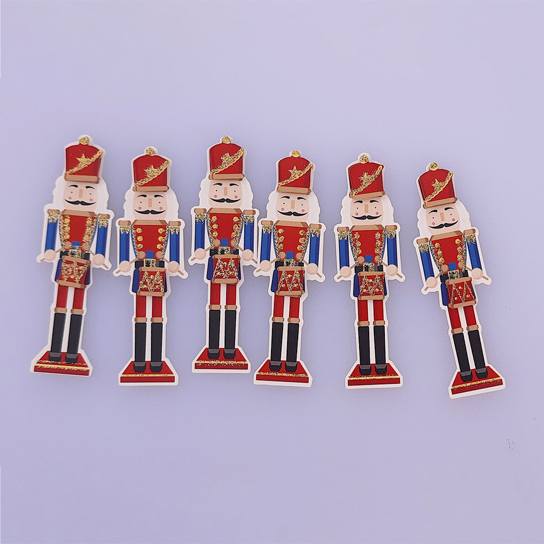 Simply Creative Christmas Basics Nutcracker Card Toppers 6 pcs