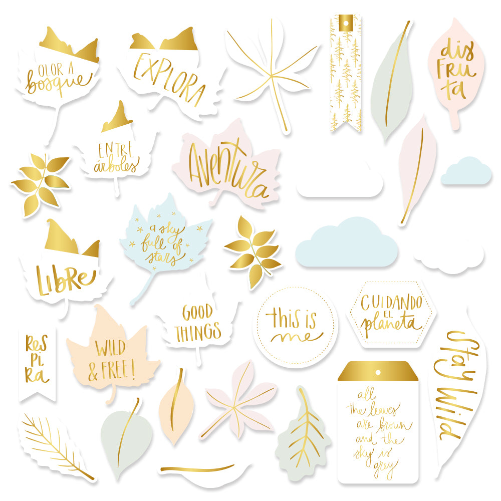 Die cuts de vellum SALVAJE