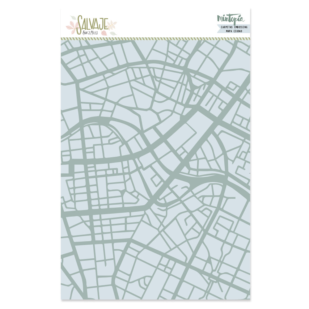 Carpeta de embossing 6"x8" Plano SALVAJE