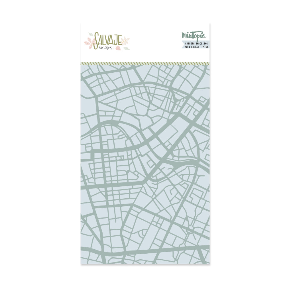 Carpeta de embossing mini 3"x5" Plano SALVAJE