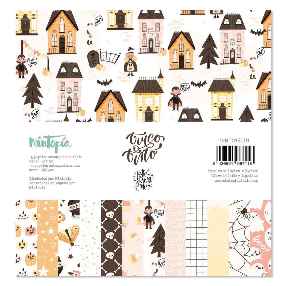 Stack 12x12" Truco o trato