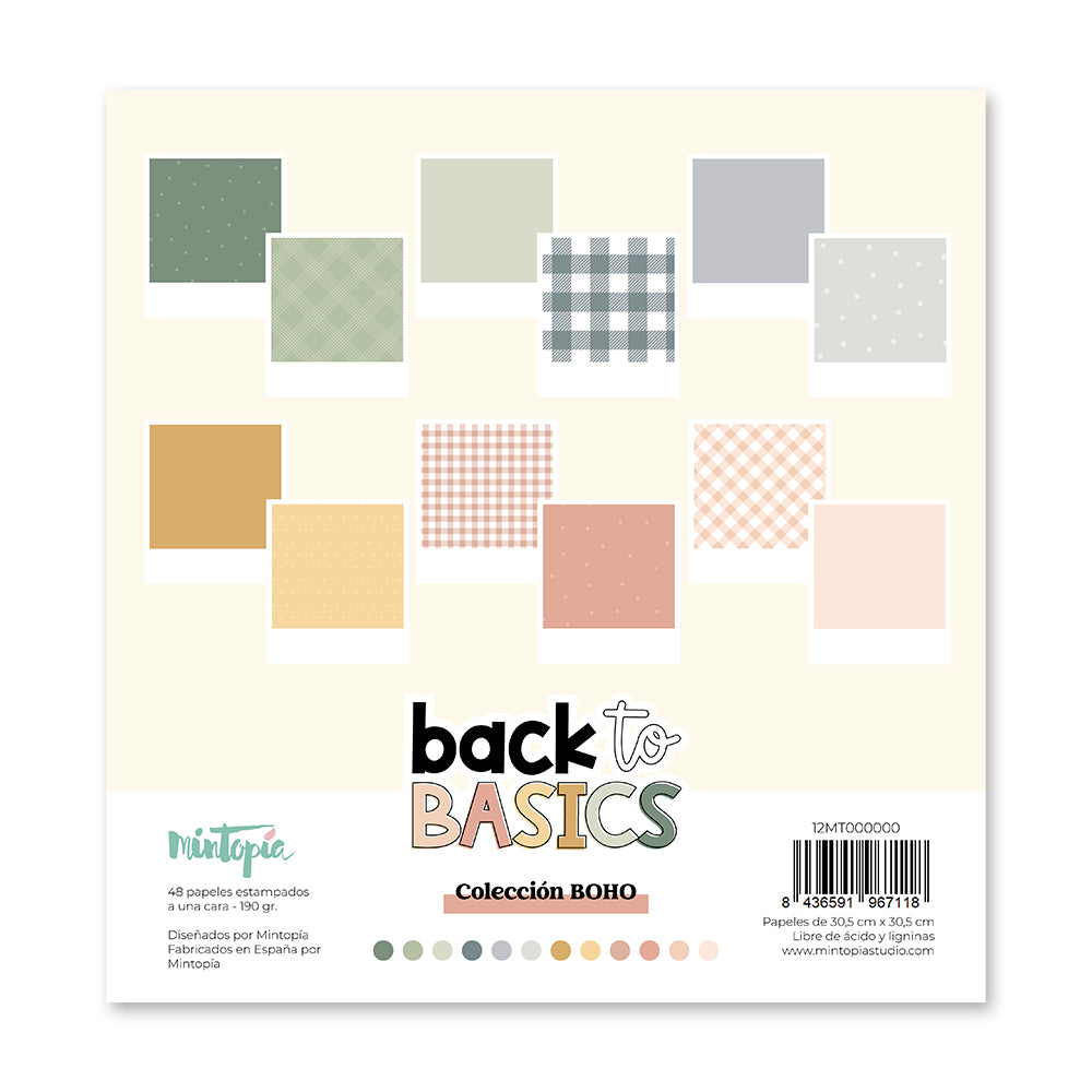 Stack 12x12" Boho Back to Basics