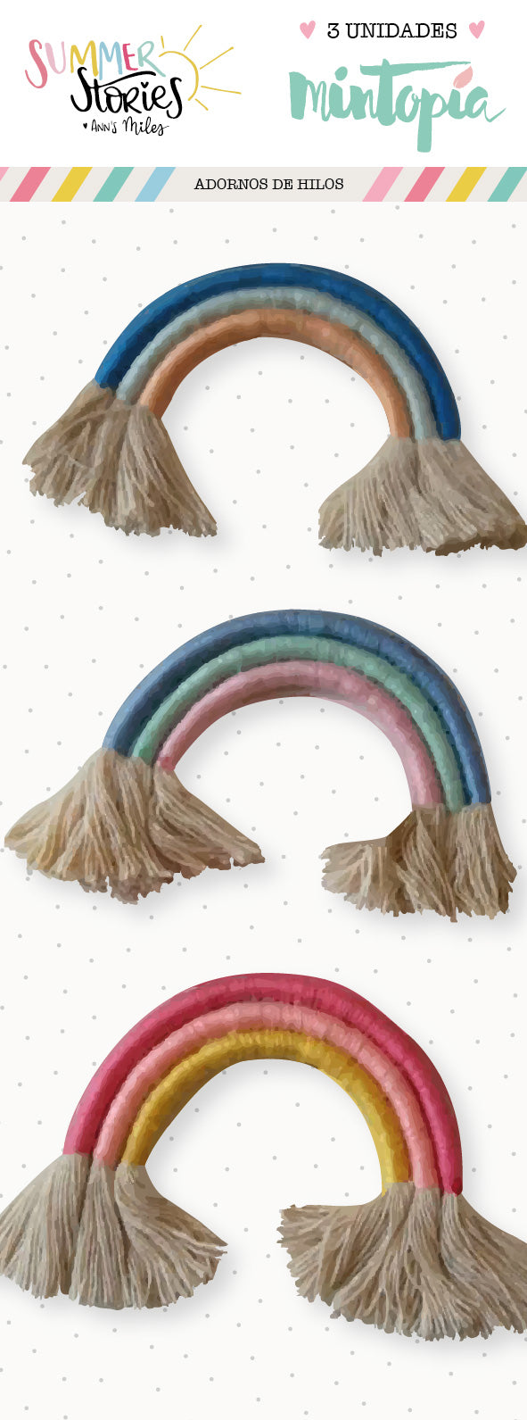 Set de Arcoiris de hilo Summer Stories