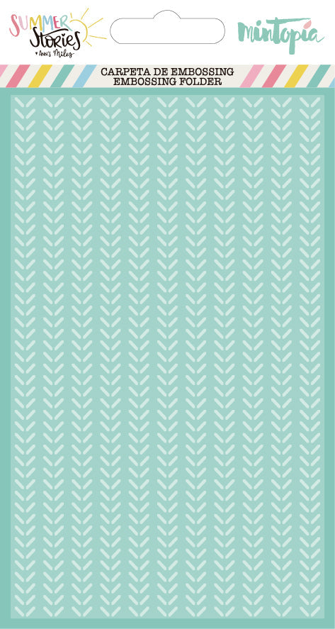 Carpeta de embossing Trenzado