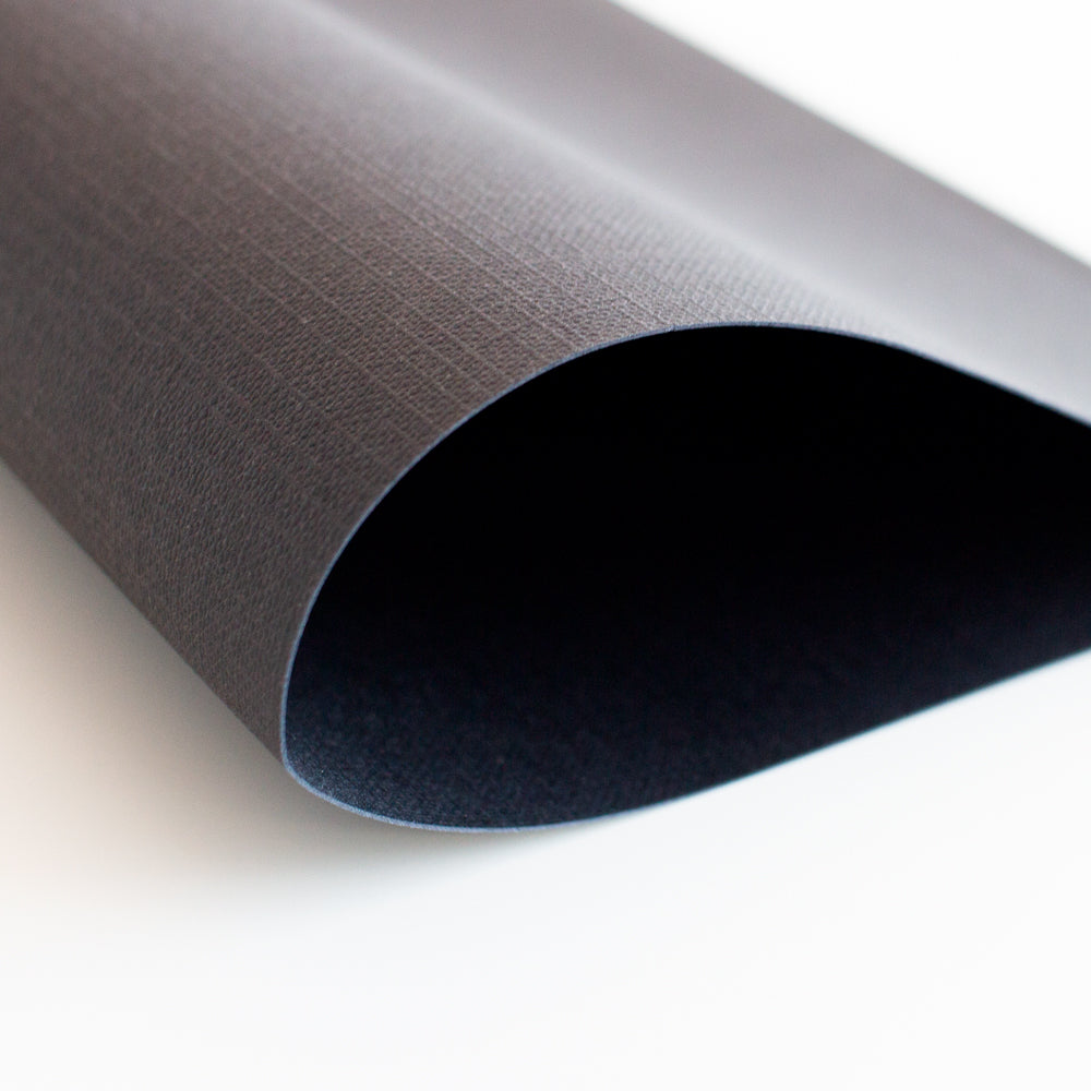 Cartulina PREMIUM Textura Tela Mintopía 12x12" Negro