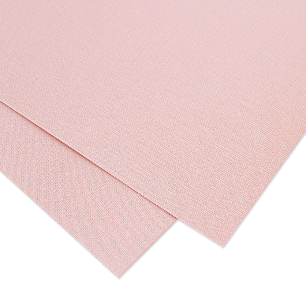 Cartulina PREMIUM Textura Tela Mintopía 12x12" Rosa