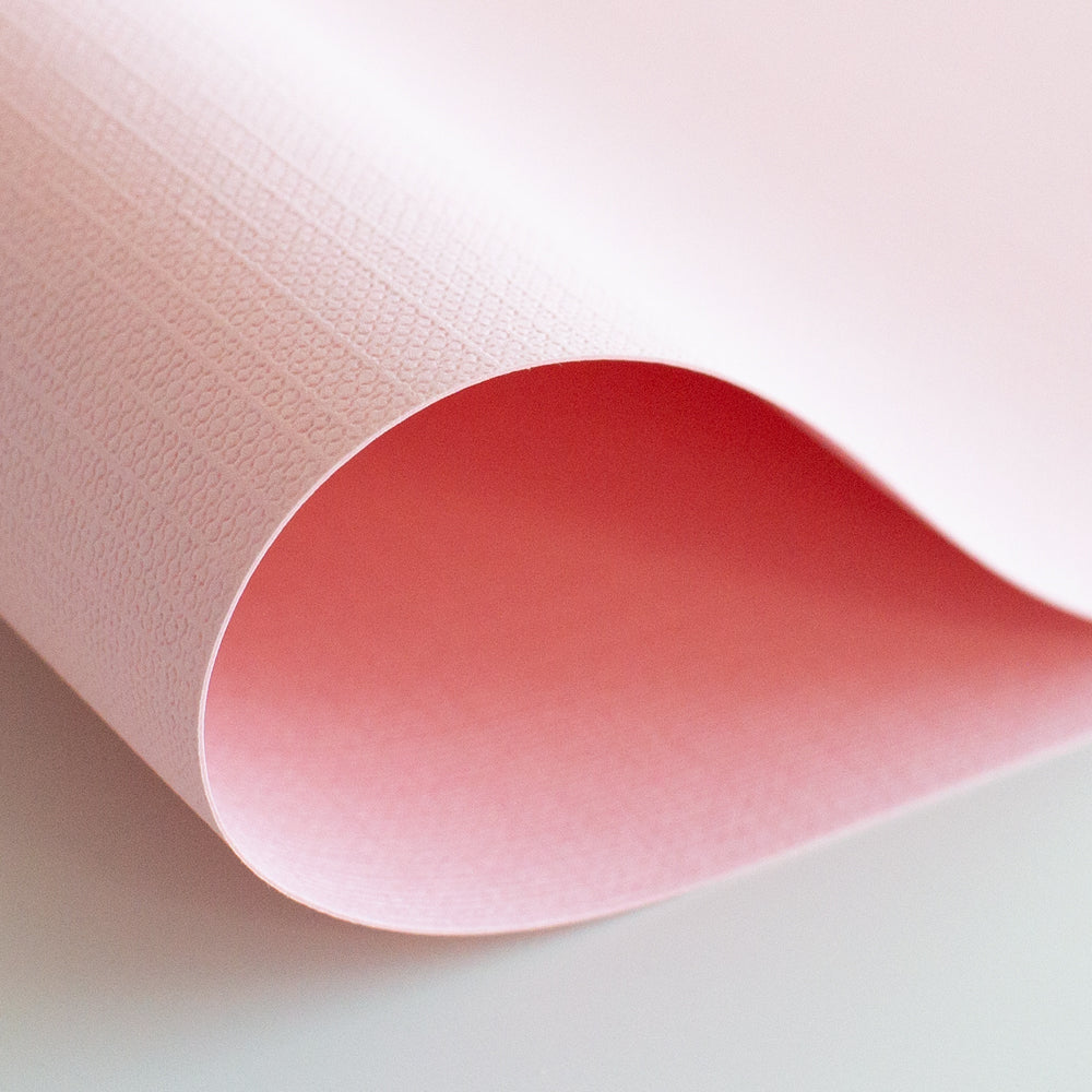 Cartulina PREMIUM Textura Tela Mintopía 12x12" Rosa