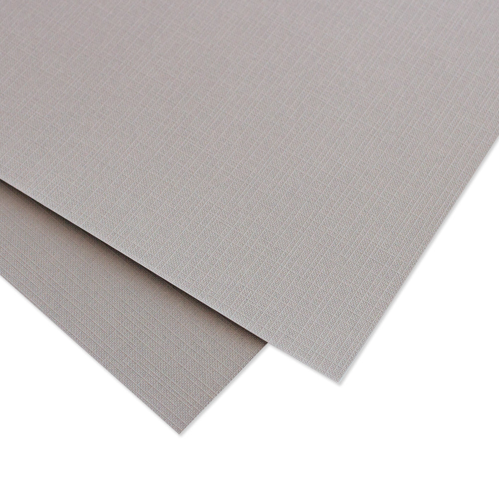 Cartulina PREMIUM Textura Tela Mintopía 12x12" Piedra