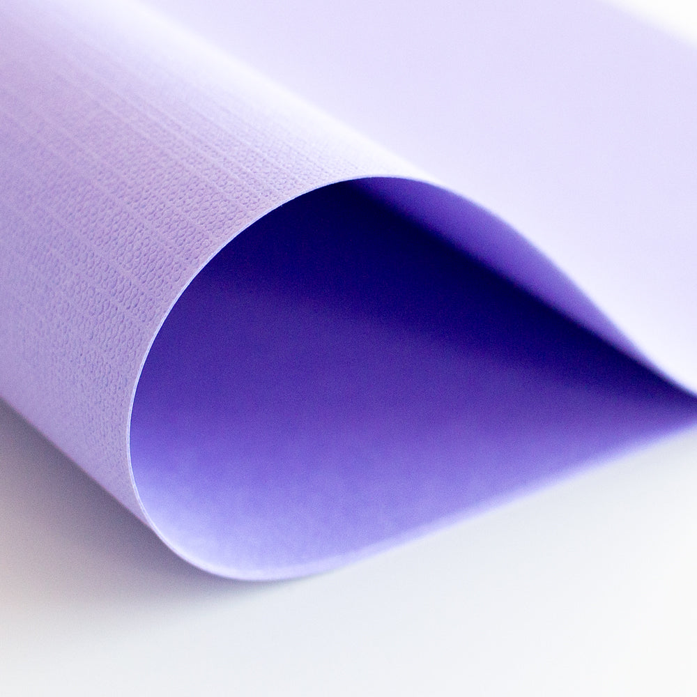 Cartulina PREMIUM Textura Tela Mintopía 12x12" Violeta