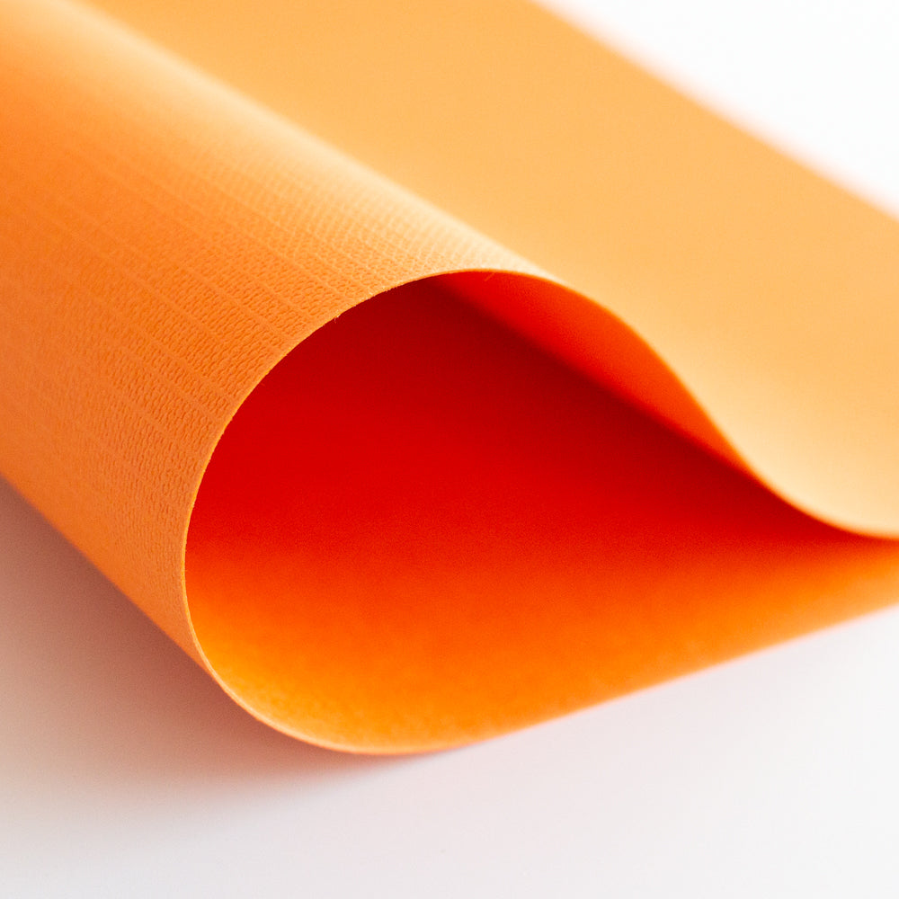 Cartulina PREMIUM Textura Tela Mintopía 12x12" Naranja