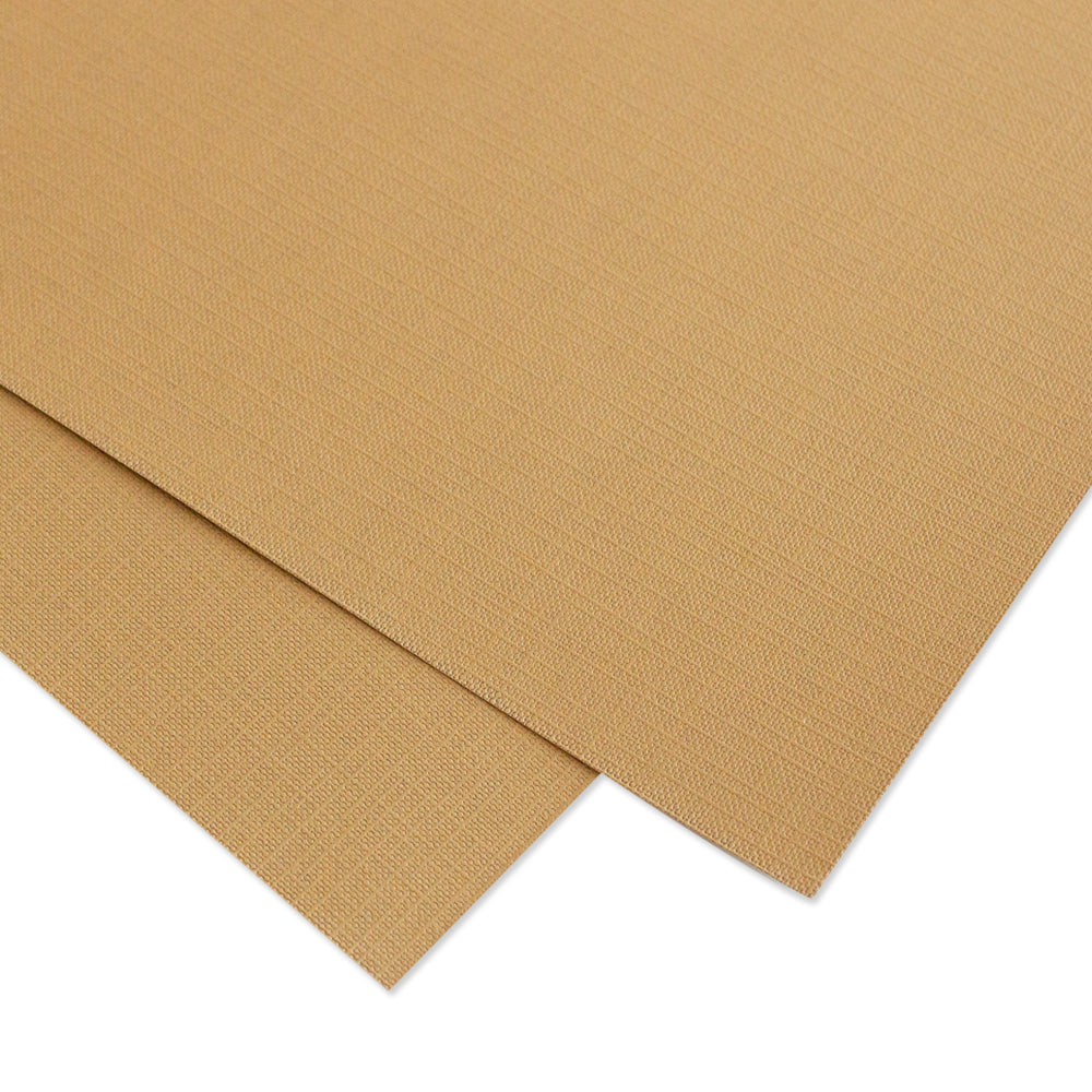 Cartulina PREMIUM Textura Tela Mintopía 12x12" Café