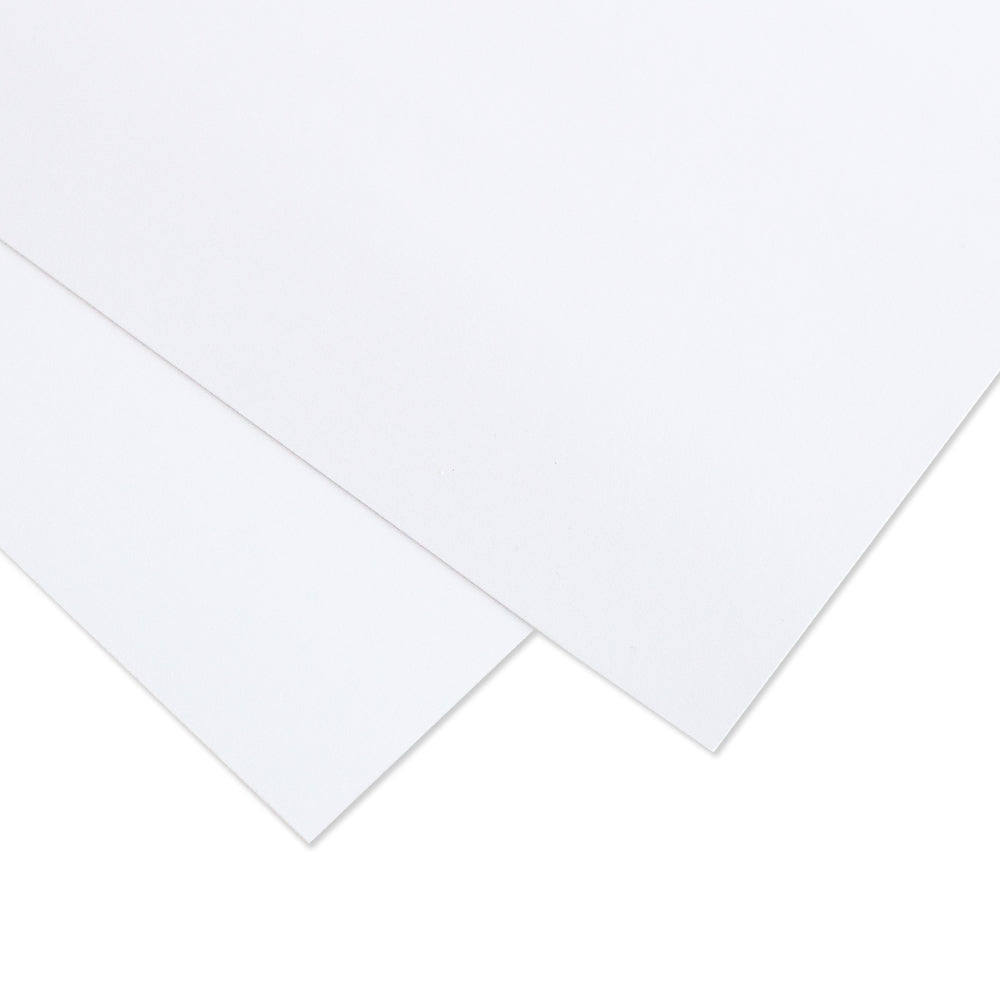 Cartulina PREMIUM Textura Lisa Mintopía 12x12" Blanco 240 gramos